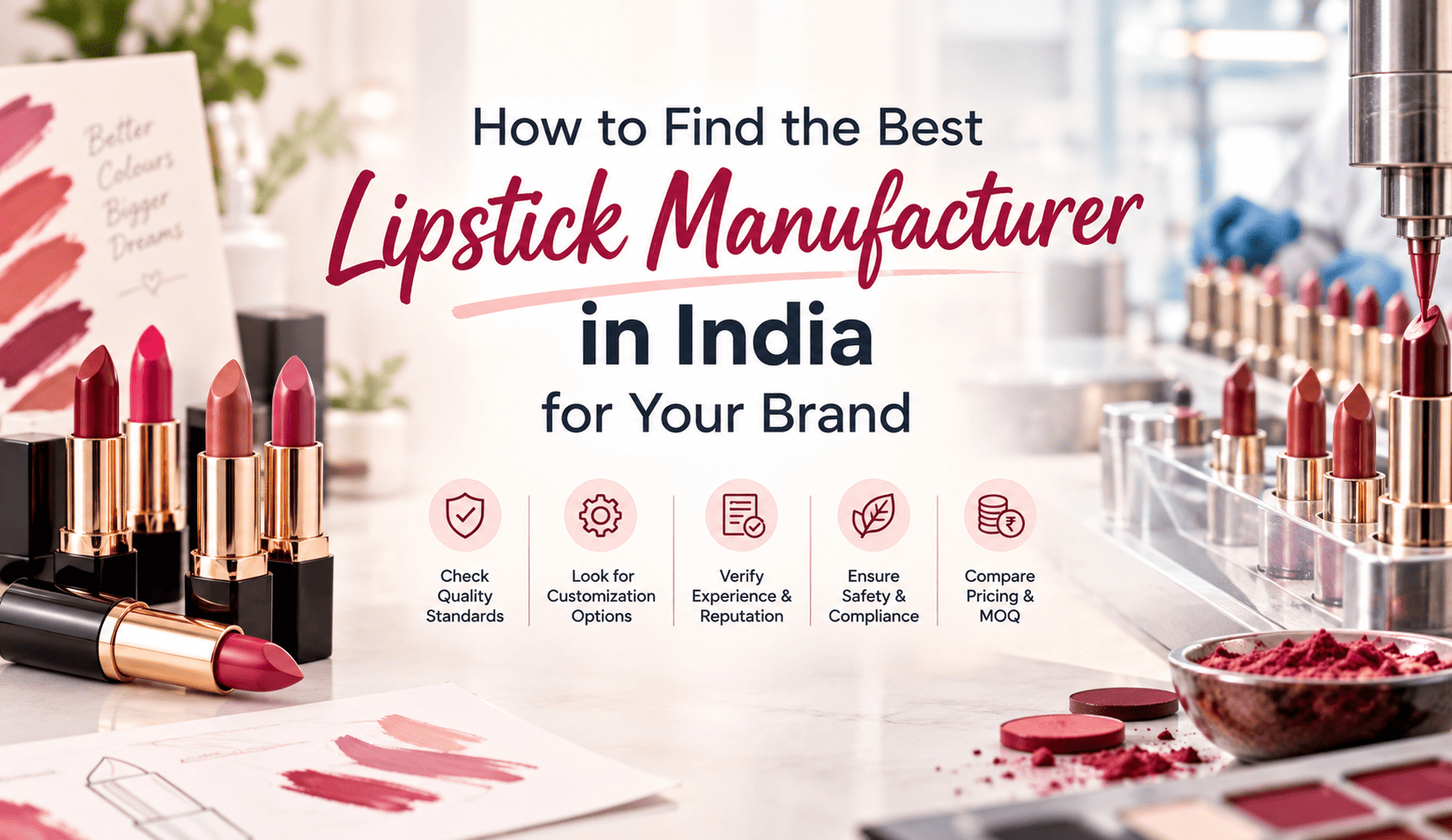 How to Find the Best Lipstick Manufacturer in India for Your Brand